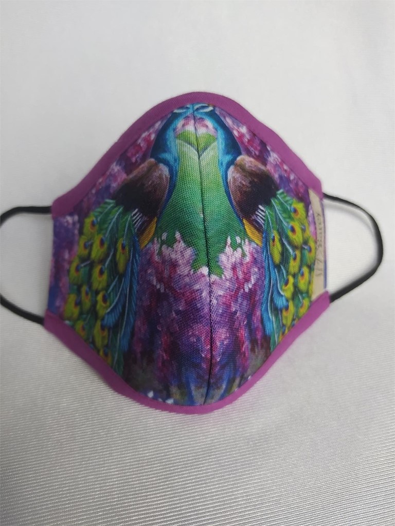 Foto 1 MASCARILLA LILA PAVO REAL